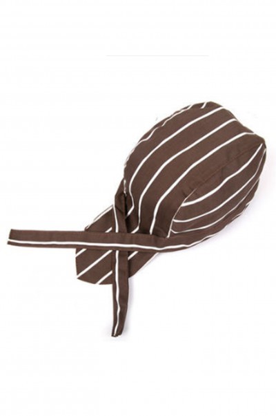 CHFH-005 custom-made chef work pirate hat restaurant coffee shop waiter hat ribbon hat hotel kitchen scarf detail view-7